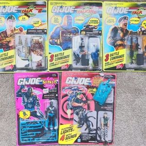 Vintage GI Joe action figures
